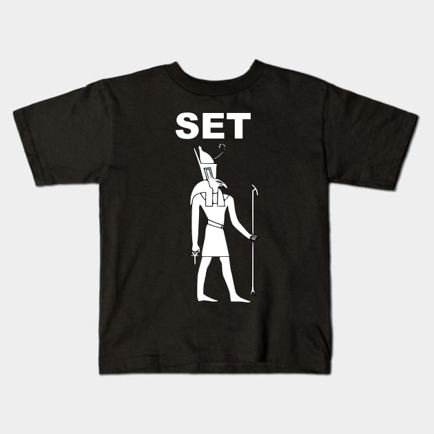 Ancient Egypt God Set Kids T-Shirt by AgemaApparel